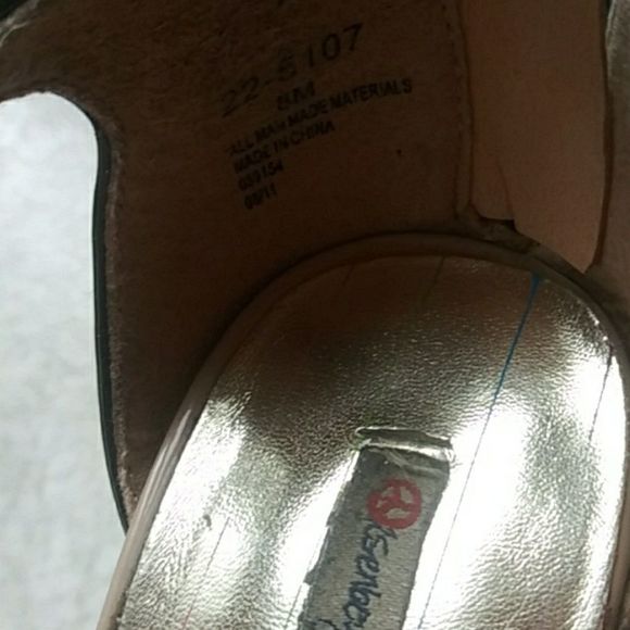 Color Block 5" Peep Toe Heels - Picture 6 of 7